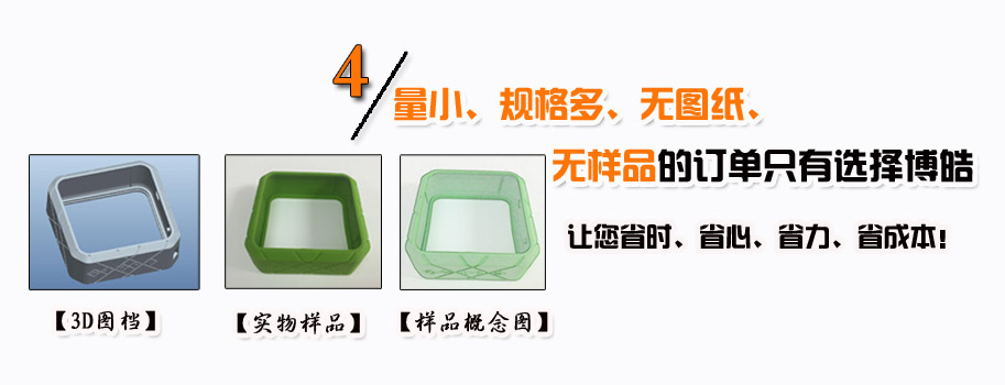 量小、規(guī)格多、無圖紙、無樣品的訂單只有選擇博皓。